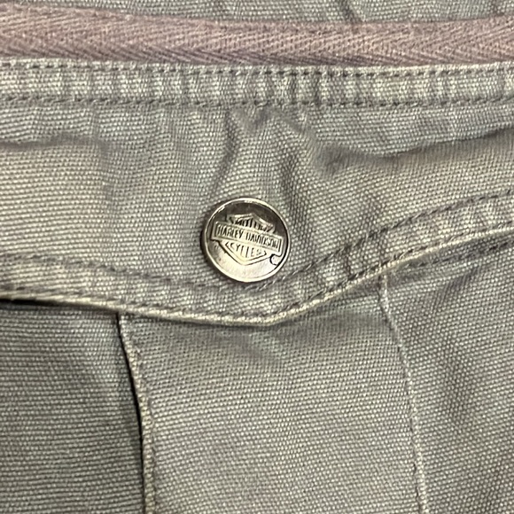 Harley-Davidson Motorcycle Army Green Jacket - Picture 6 of 8